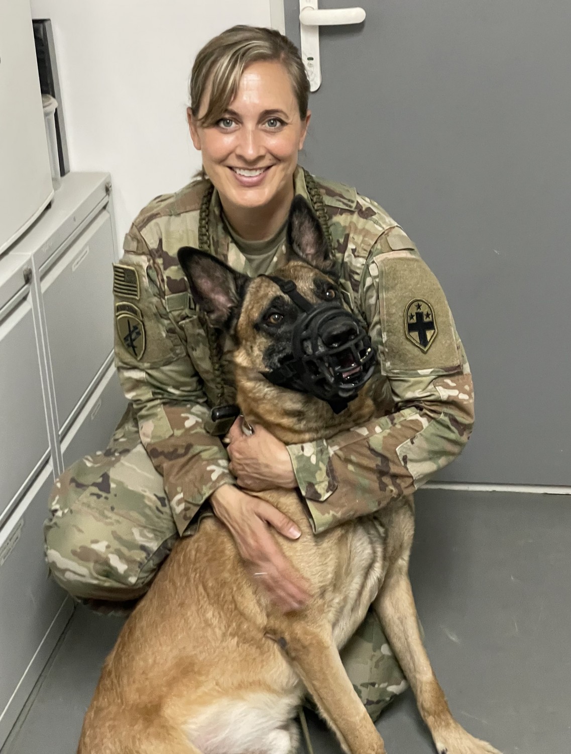 MAJ Lynn and Panzer in Baghdad, Iraq 22